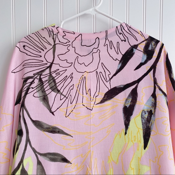 Anthropologie x Bel Kazan Open-Front Short Sleeve Duster Kimono NWT One Size - Picture 10 of 15